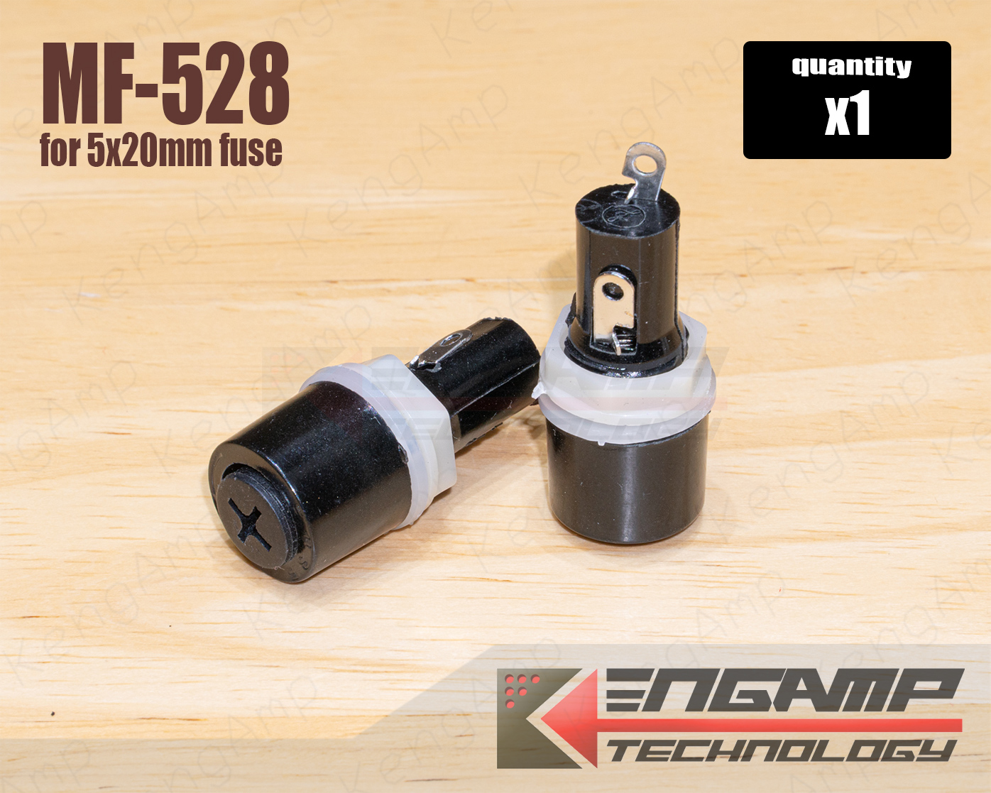 (1ตัว) [FUSE] MF-528 Fuse Holder กระบอกฟิวส์สำหรับฟิวส์ 5x20mm