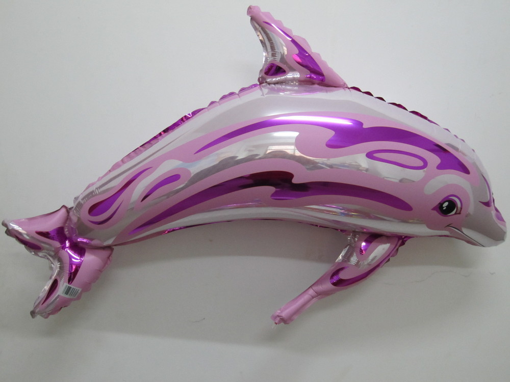 Dolphin Medium Shape Balloon - ลายปลาโลมา ขนาดกลาง / Item No. TL-B002