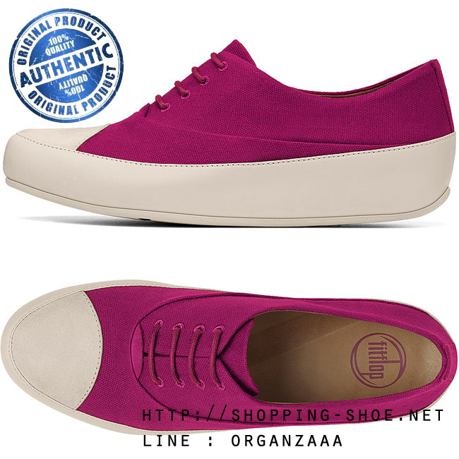 Fitflop Due Oxford Canvas Rio Pink ของแท้ นำเข้าจาก USA และ UK