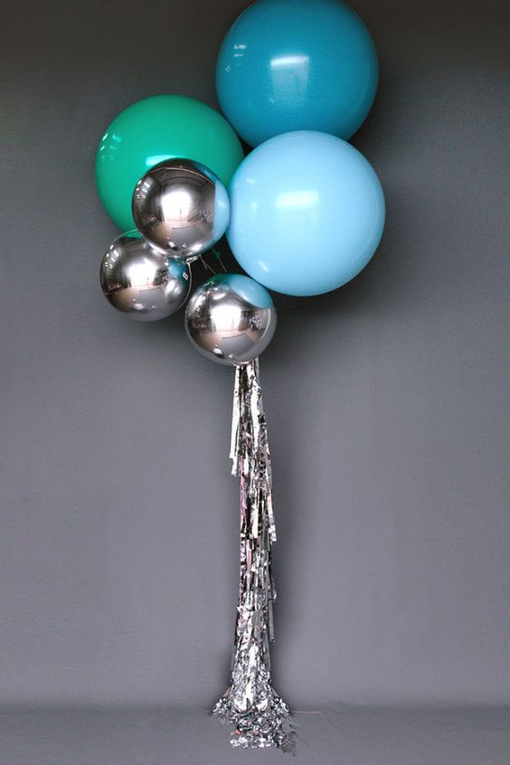 ลูกโป่งฟอลย์ ทรงกลมลูกบอลสีเงิน ไซส์ 22" ORBZ SILVER/ Item No.TQ-A2820199 แบรนด์ Qualatex