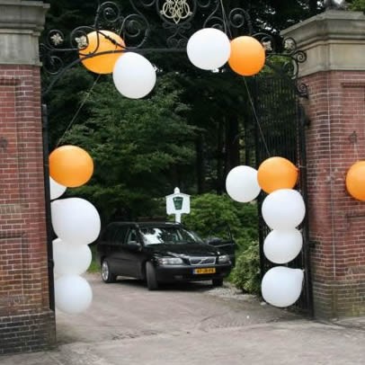 ลูกโป่งจัมโบ้ สีส้ม ขนาด 36 นิ้ว - Round Jumbo Balloon Orange