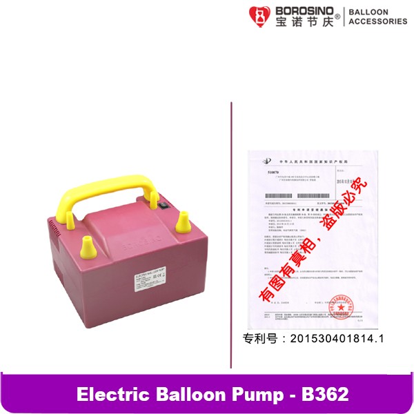 ที่สูบลูกโป่งแบบใช้ไฟฟ้า แบบ 2 หัวปั๊มลม B-362