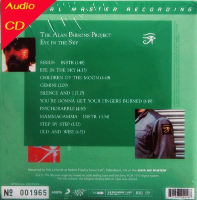 The Alan Pasons Project - Eye In The Sky (HI-EN) SACD 1Cd N.
