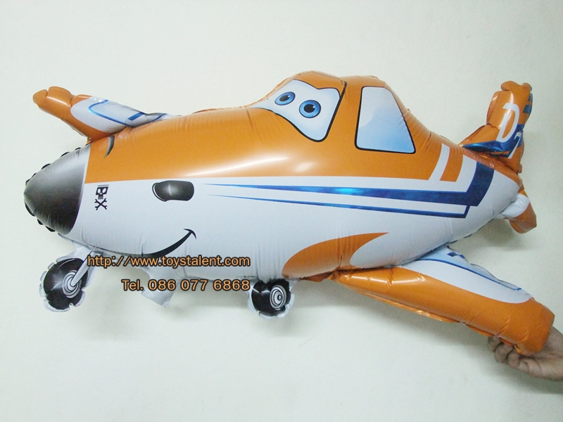 ลูกโป่งฟลอย์ เครื่องบินการ์ตูน PLANE- PLANE Cartoon Foil Balloon / Item No. TL-A081