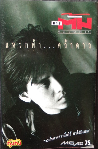 LP ตั้ม สมประสงค์ - แหวกฟ้า...คว้าดาว ปกทำใหม่ แผ่น VG