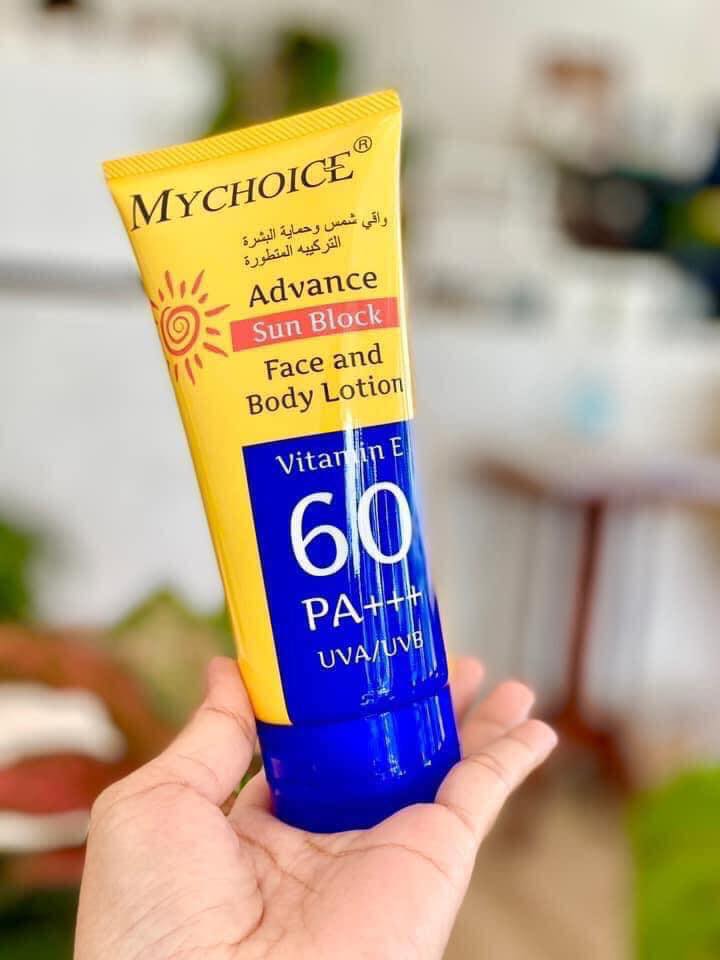 กันแดดมายช้อยส์ My Choice Sun Block SPF 60 PA +++