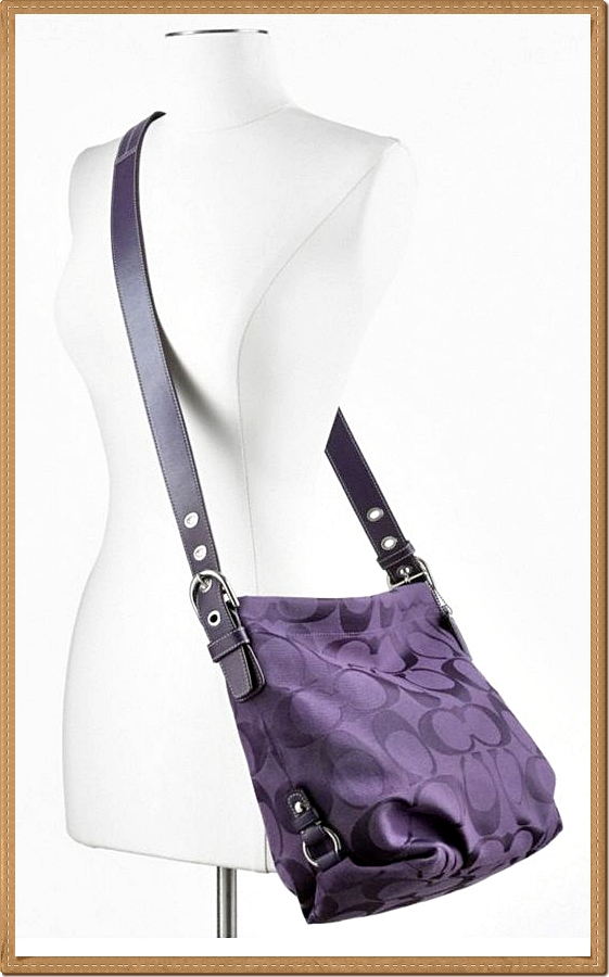 Coach 24CM Signature Duffle 15067 - Khaki / Pink