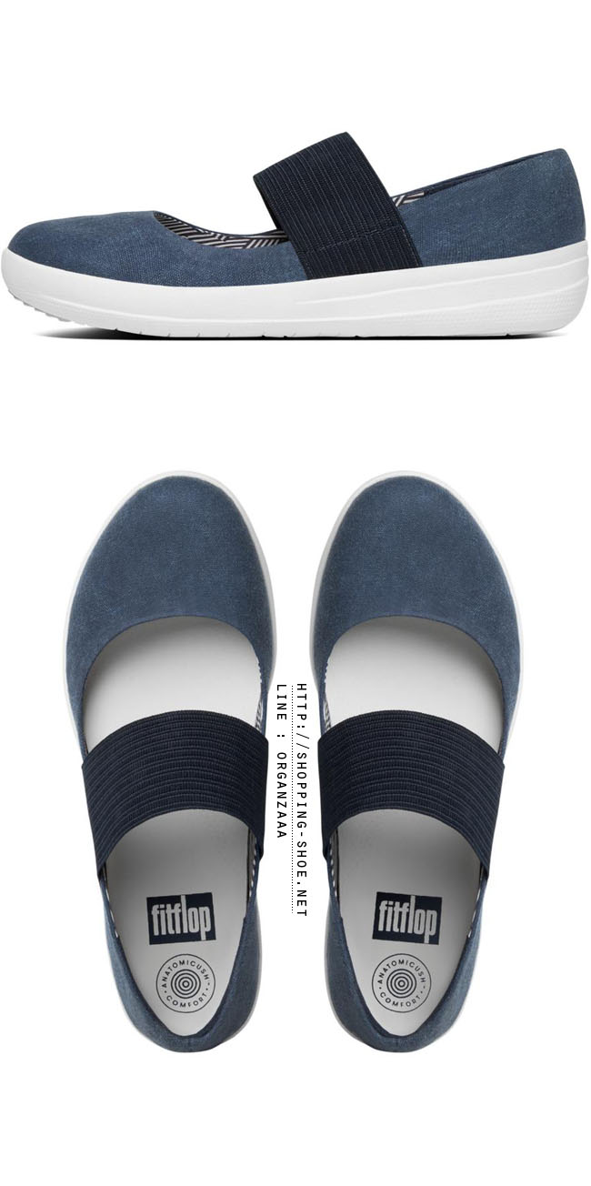 Fitflop F-Sporty Mary Jane Midnight Navy ของแท้ นำเข้าจาก USA และ UK