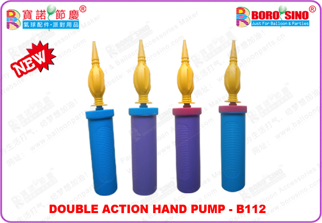 ที่สูบลมใช้สำหรับลูกโป่งได้หลากหลายแบบ รุ่นใหม่! มีที่ร้อยเชือกคลองคอ - Balloon Hand Pumps B112