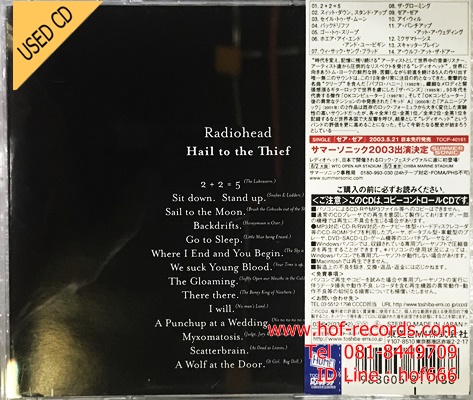 Radiohead - Hail to the Thief (JP ) Used CD 1 Dise VG++