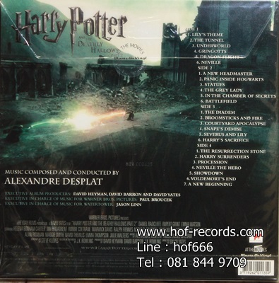 Ost.Harry Potter - And The Deathly Hallows Part 2 2Lp N.