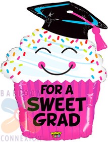 ลูกโป่งฟลอย์ 30" MIGHTY GRAD CUPCAKE LS FOIL/ Item No.TQ-BL85974 แบรนด์ Qualatex