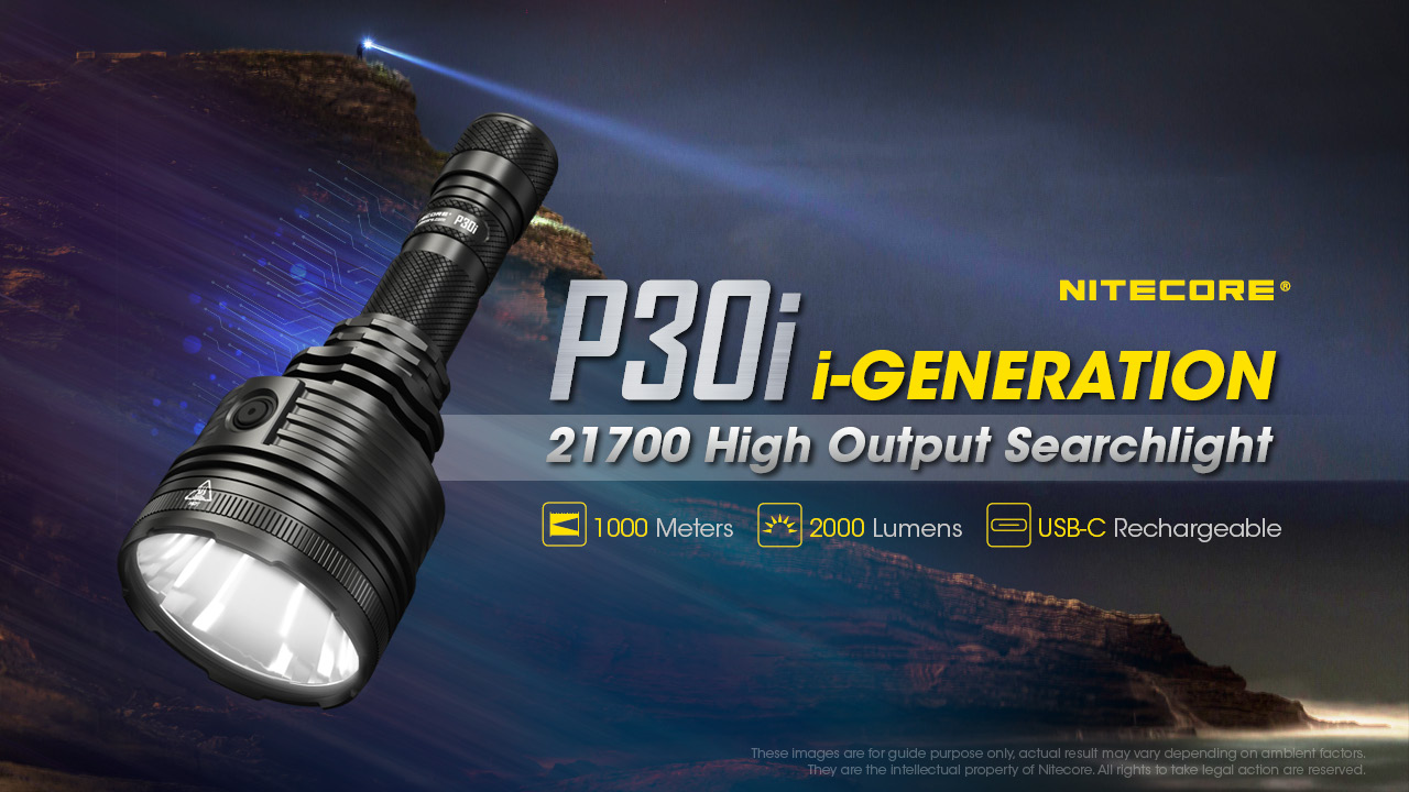 ไฟฉายแรงสูง Nitecore P30I ระยะทำการ 1000เมตร