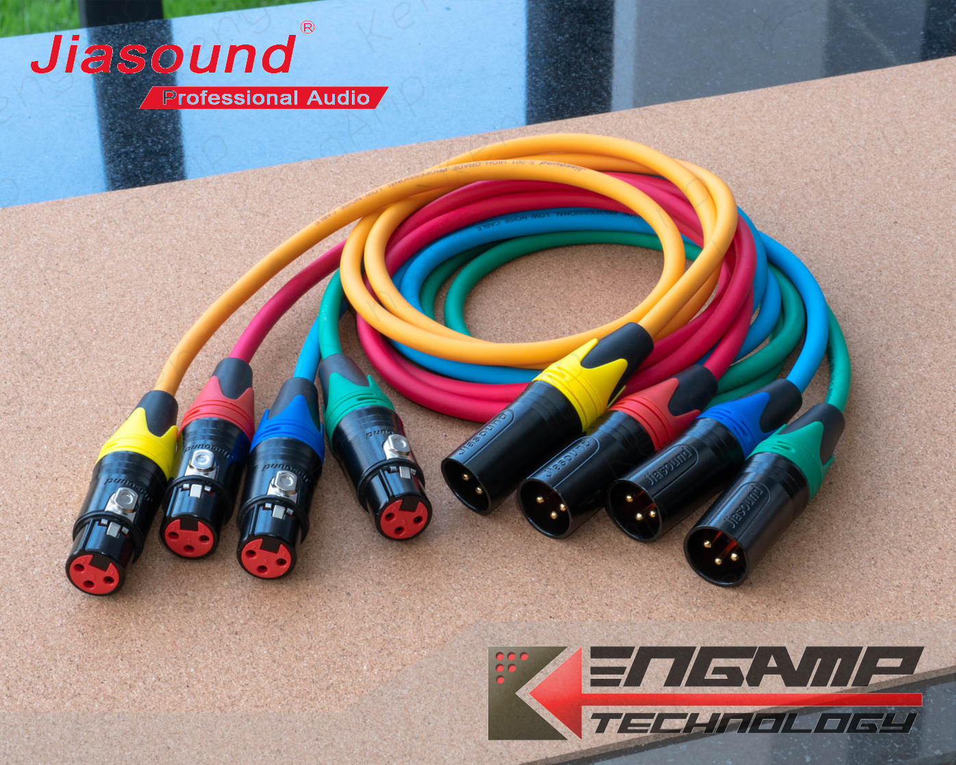(สายสั่งประกอบอ่านก่อน) Jiasound สาย XLR(M) to XLR(F) ใช้แจ็ค YM-001BG YM-002BG ใช้สาย S-001