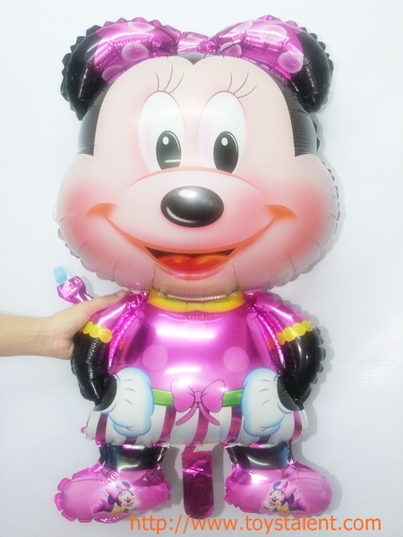 ลูกโป่งฟลอย์ตัวการ์ตูน Minnie Mouse (ใหญ่) - Minnie Mouse Foil Balloon / Item No. TL-A113