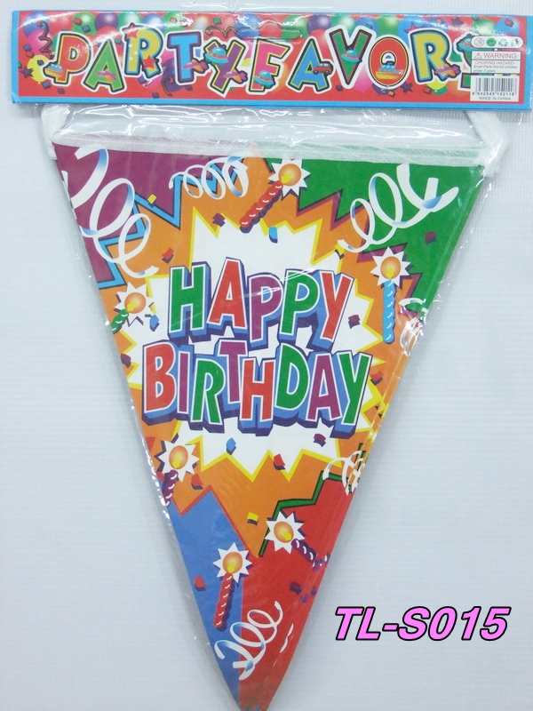 ธงประดับงาน Happy Birthday / Item No. TL-S015