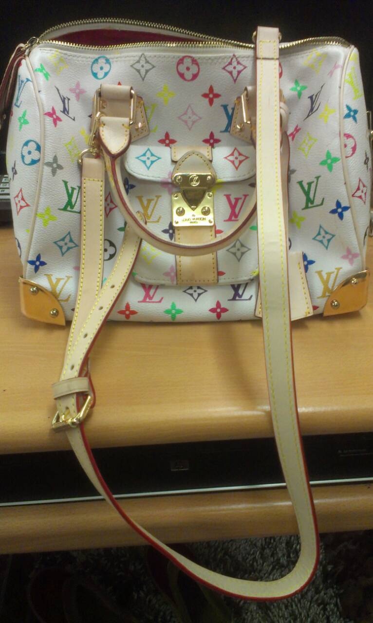 สายสะพาย Lv speedy สีครีม คาวไฮค์