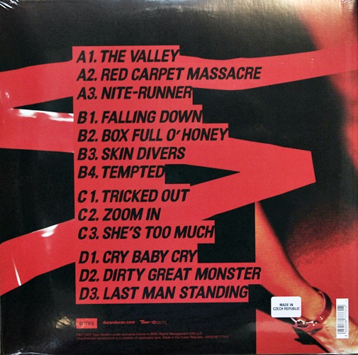 Duran Duran's - Red Carpet Massacre 2Lp New