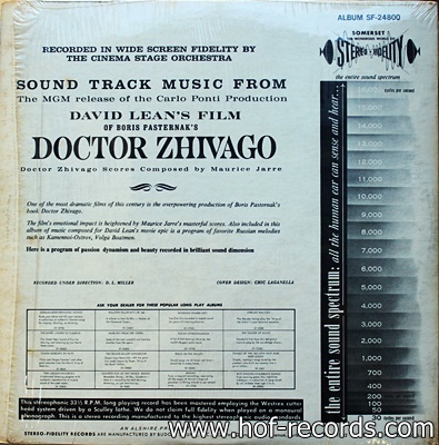 ฺOST. Doctor Zhivago