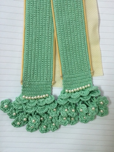 หูถักกระเป๋า speedy ตกแต่งประดับฟรุ้งฟริ้ง ติดมุก ระบายหลายชั้น