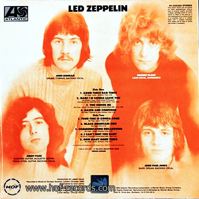 Led Zeppelin - Led Zeppelin I 1lp NEW