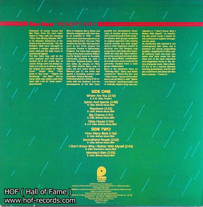 Bee Gees - Monday's Rain 1 Lp