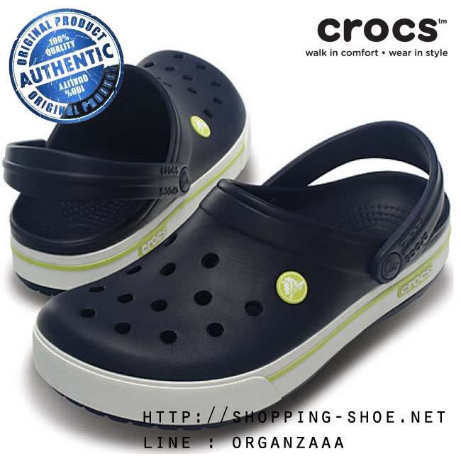 Crocband II.5 Clog - Navy / Citrus ของแท้ Outlet ไทยและอเมริกา