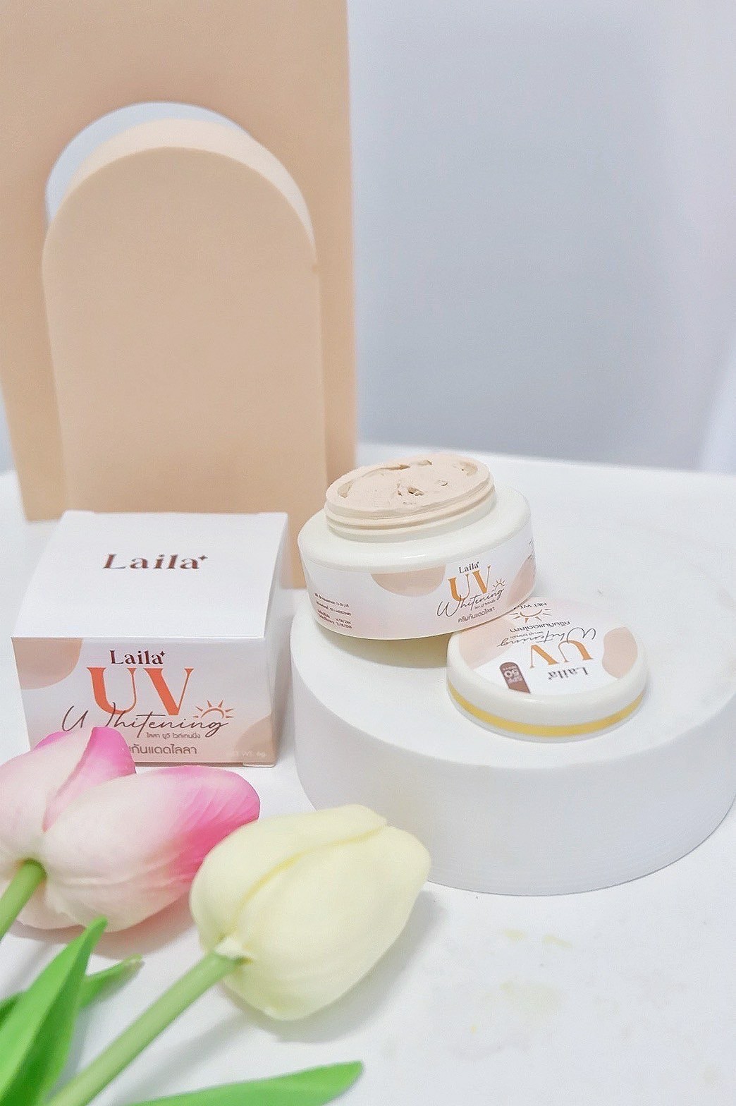 ครีมกันแดดไลลา เนื้อบางเบา เกลี่ยง่าย