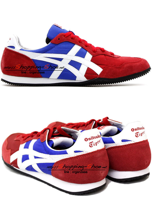 Onitsuka Tiger Serrano - Red / Blue ของแท้ มีกล่อง ป้ายครบ