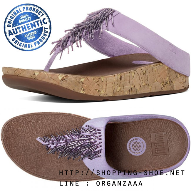 Fitflop Cha Cha Suede Dusty Lilac ของแท้ นำเข้าจาก USA และ UK