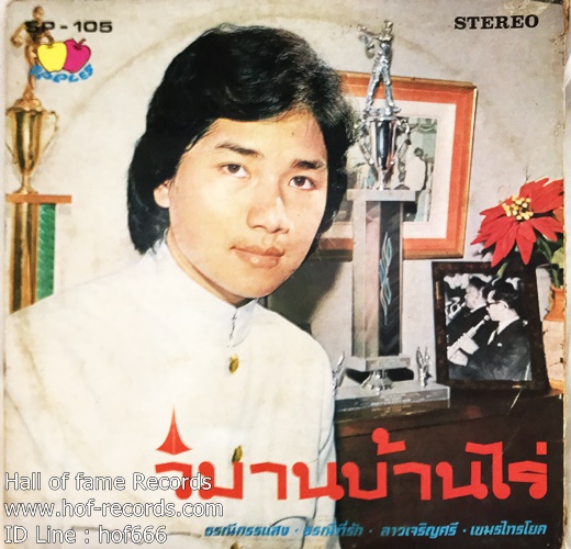 LP จินตนา สุขสถิตย์ + ชรัมภื เทพชัย ชุด ออเซาะรัก , วิมานบ้านไร่ ปก VG+ แผ่น VG+