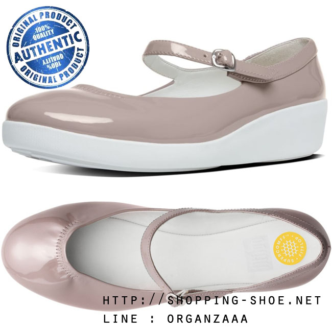 Fitflop F-Pop Mary Jane Patent Plumthistle ของแท้ นำเข้าจาก USA และ UK