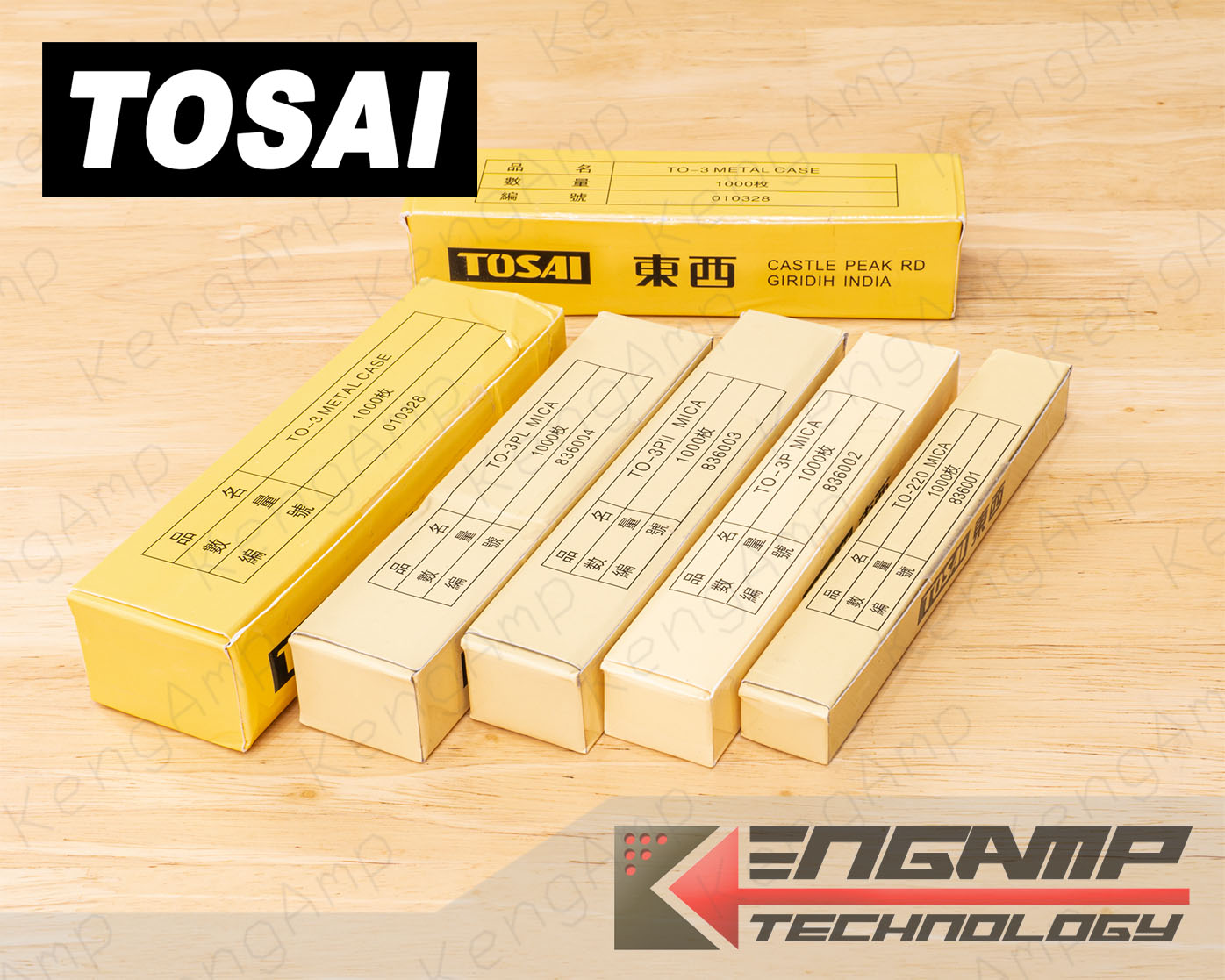 (มีตัวเลือก) [EQP] TOSAI แผ่น MICA รองกันช๊อต TO-220 TO-3P TO-3PII TO-3PL TO-3 MT-200