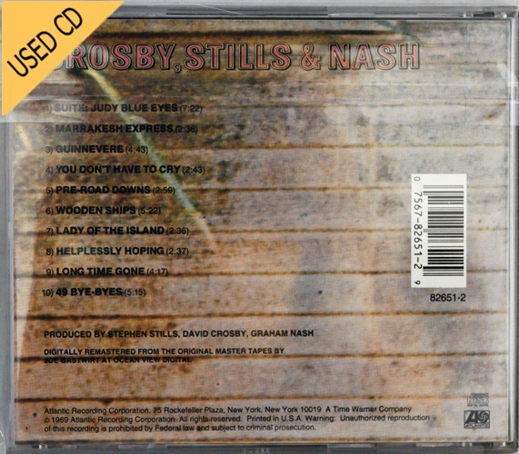 Used CD Crosby , Stills & Nash