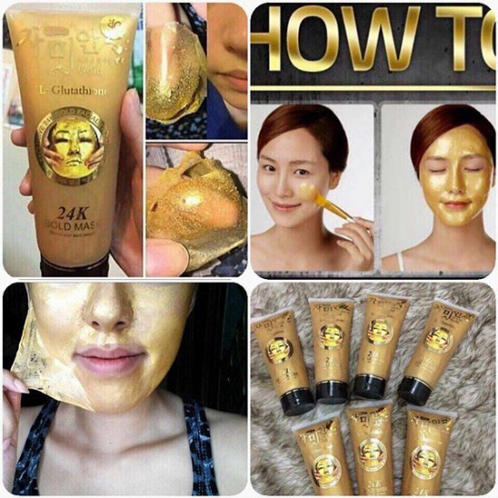 มาร์คหน้าทองคำ 24k GOLD MASK ขนาด 220 กรัม