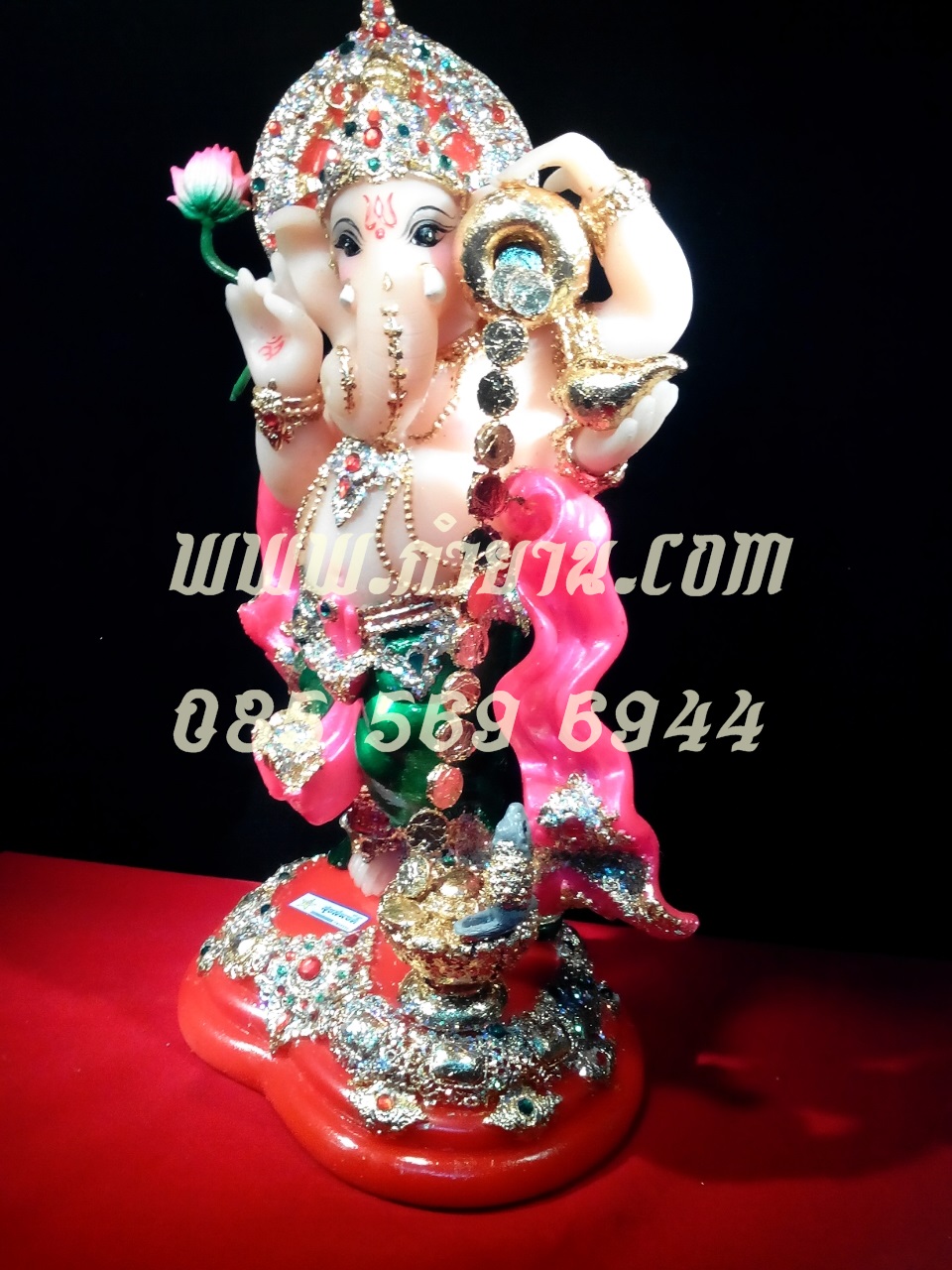 พระพิฆเนศ ประทานทรัพย์ สูง 41 cm กว้าง 20 cm