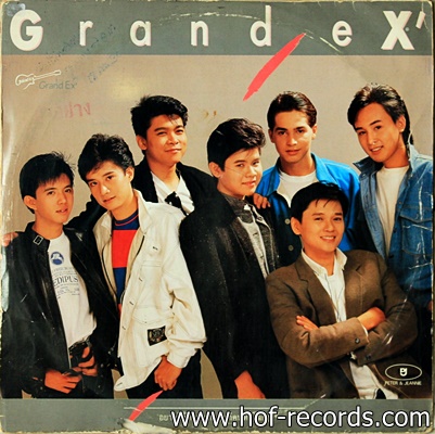 Grand X' วงแกรนด์เอ๊กซ์ - อยากให้ความรัก ( แก่คนทั้งโลก ) ปก VG+ แผ่น VG++