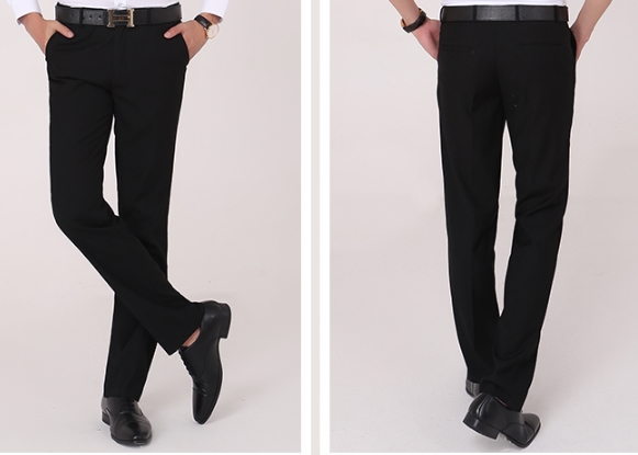 ชุดเสื้อสูท คอจีน oversizeชาย กระดุมดำ เสื้อ+กางเกง Size No.36 38 40 42 44 46 48 50 52 ดำ