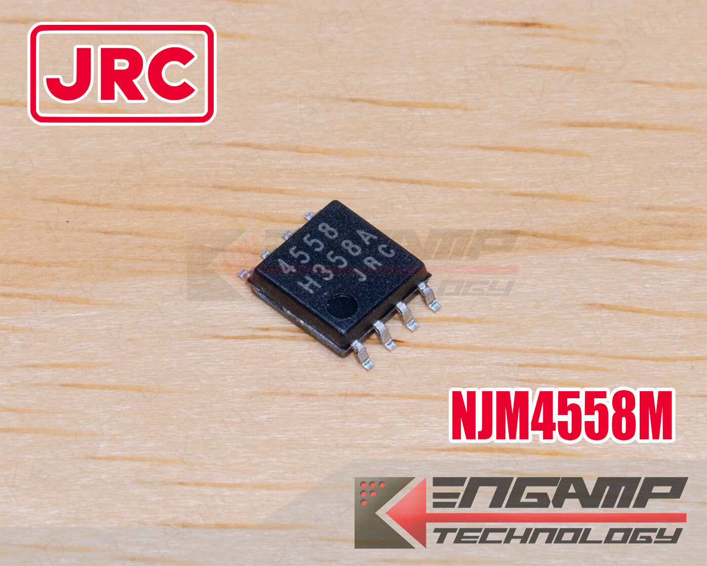 (10ตัว) [IC] NJM4558M SOP8 JRC Dual OP-AMP
