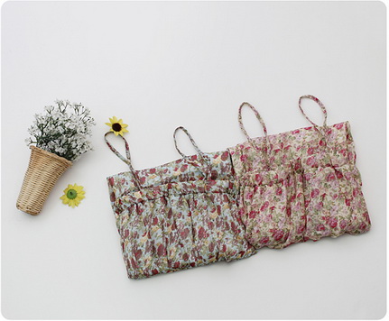 SALE//SALE (ส่งฟรี) ชุดเดรสซีฟอง สายเดี่ยว ลายดอกไม้สีฟ้า สม๊อกเอว แต่งซิปด้านหน้า แบบสวยดีไซน์เก๋มากค่ะ