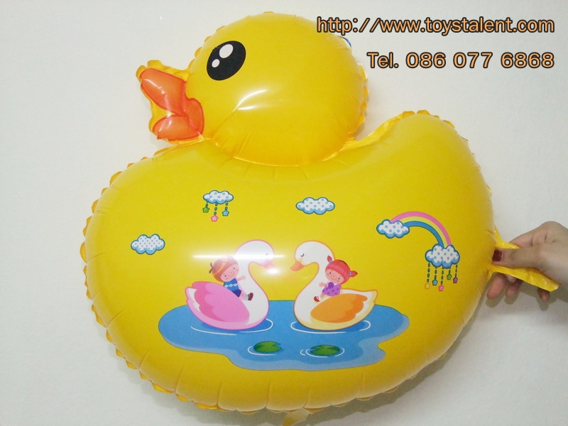 ลูกโป่งฟลอย์ เป็ดสีเหลือง - Duck Foil Balloon / Item No. TL-B018
