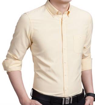 หลากสี11+ เสื้อเชิ้ตแขนยาว กระดุมขาว แบบเรียบ No.36 38 40 42 44 46 (สี1-11)