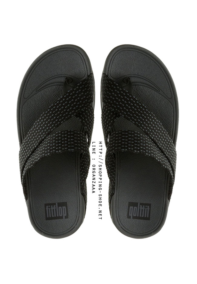 Fitflop Sling Weave Black / Dark Shadow ของแท้ นำเข้าจาก USA และ UK