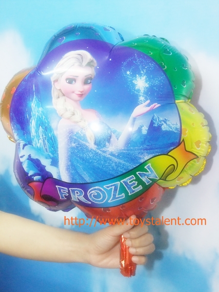ลูกโป่งฟลอย์การ์ตูน โฟรสเซนต์ ทรงดอกไม้ - Flower Shape Frozen Foil Balloon / Item No. TL-A118