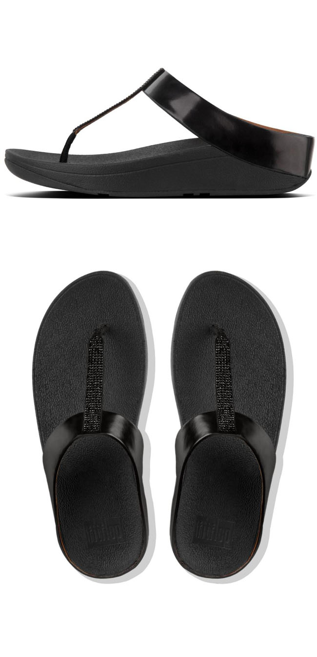 Fitflop Fino Crystal Black ของแท้ นำเข้าจาก USA และ UK