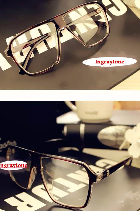 กรอบแว่นตาแฟชั่น เรโทร แบบAvi ใหญ่ กระจกใส (ดำเงา น้ำตาลด้าน ดำด้าน กระแดง น้ำตาลเข้ม น้ำตาลครึ่ง )