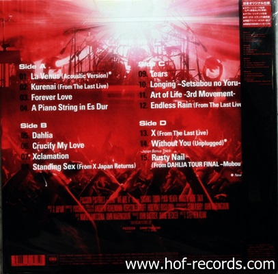 X Japan - We Are X Ost. 2Lp Red Blue N. Limited Edition