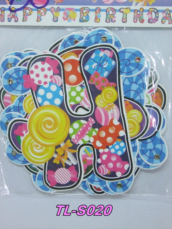 ธงประดับงาน Happy Birthday / Item No. TL-S020