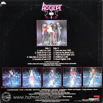 Accept - Accept 1979 1lp Japan