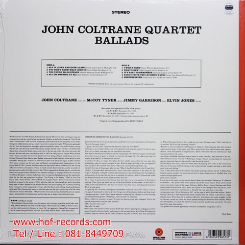 LP John Coltrane - Ballads Quartet * New
